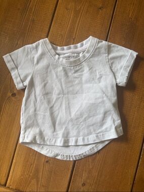 Little Bipsy White Short Sleeve Crew Tee